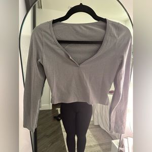 Lululemon Cropped Long Sleeve